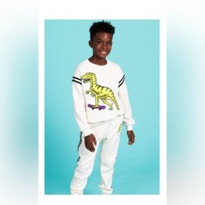 Lola + The Boys Dinosaur Sweatsuit